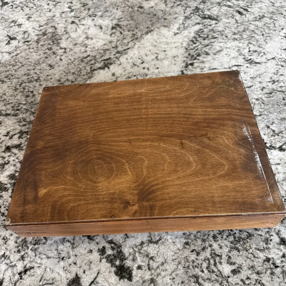 Wine Enthusiast Smooth Wood Serving Tray